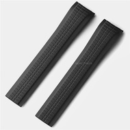 21mm Curved End Rubber Silicone Watchbands for Patek PP Philippe Aquanaut 5167A 5164A 5168A Watch Ba
