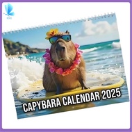 2025 Capybara Wall Calendar 12 Month Capybara Wall Calendar Planner Funny Capybara Monthly Wall Cale