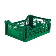 土耳其Aykasa折疊收納籃(M)-寶石綠