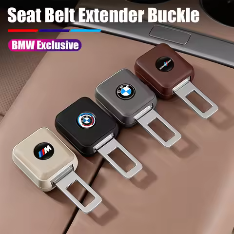 Car Seat Aluminum Alloy Seat Belt Extension Buckle Accessories For BMW E90 G80 M3 G30 M5 F82 F83 F20