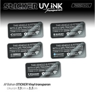 HITAM Black Motorcycle And Car GPS Tracking Sticker
