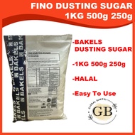 BAKELS FINO DUSTING SUGAR/SNOW SUGAR POWDER 1kg 500g 250g Halal