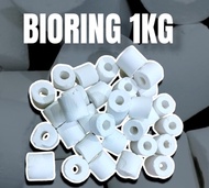 Bioring 1KG Bioball 1KG Bio ring care Ceramic ring Bio ball Filter Kolam Koi filter Aquarium aquasca