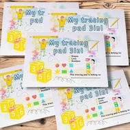 Tracing pad Writing pad 3in1 Practice writing Pad paper workbook for Kids 25pages