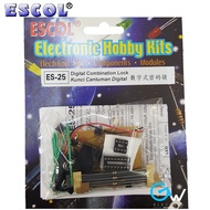 ESCOL ES-25 2 ICs Electronic Hobby Kit Digital Combination Lock Kit KUNCI CANTUMAN DIGITAL