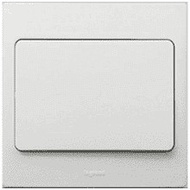 Legrand Mallia 1Gang 1 Way/2Gang 2 Way /3Gang 2 Way/ 4Gang 2 Way/ 4Gang 1Way, Single Wall Switch (Wh