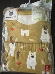 全新 Uniqlo 熊仔 衞衣 睡衣套裝