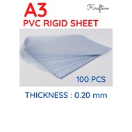 [ A3 RIGID SHEET ] A3 TRANSPARENT PVC RIGID SHEET /A3 PVC BINDING COVER /PVC SHEET /BOOK BINDING COV