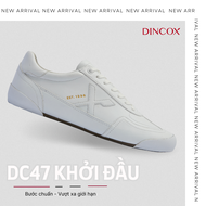 Giày Sneaker Da Nam Nữ Dincox DC47 WHITE Shoes Đế Bằng Bền Và Nhẹ Hơn- Da Dincox Thời Thượng