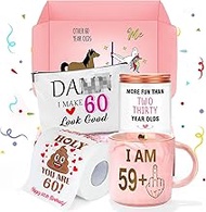 60th Birthday Gifts for Women 60th Birthday Decorations Cool Gifts for 60 Year Old Woman 60th Birthd