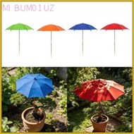 [mibum01uz] Plant Shade Umbrella, Plant Shade Cover, Weatherproof with Bamboo Stake for Flower Pot