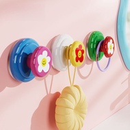 Suction Cup Hook Strong Load-Bearing Dopamine Flower Pattern Sticky Hook