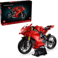 Lego Technology Ducati PanigaleV4S Motorcycle Toy -- Adult, Men Women, 18+Years Old Adult Assembly K