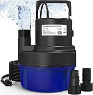 AgiiMan Submersible Water Pump - 2HP 3500GPH Pool Cover Pump,Blue