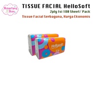HelloSoft Economy Facial Tissue 180 sheets