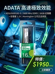 全新行貨 ADATA DDR5 5600 16G RAM 臺式機 RAM