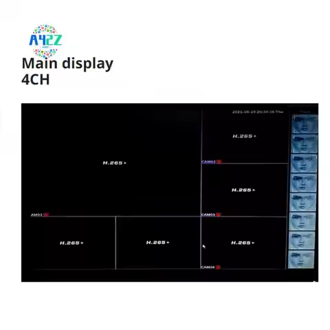 A42Z-Xmeye NVR DVR Board 5M-N 1080P Hybrid 6 In 1 With Audio Over Coaxial For CCTV AHD Tvi CVBS Anal