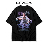 Orca T-shirt with Aizen Sosuke Bleach print - High quality Cotton fabric - ORCA487