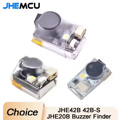 Finder JHE20B / JHE42B / JHE42B_S 5V Super Loud Buzzer Tracker w/ LED Buzzer Alarm For FPV Racing Dr