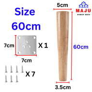 MAJU Kayu Kaki Sofa Solid Wood Leg kaki katil Kaki kabinet Kaki Kerusi Meja Sofa Leg Furniture Leg E