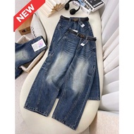 ELWYN women's straight-leg jeans in charcoal blue, smooth, flattering, easy to coordinate, 95cm long