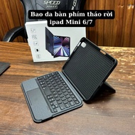 BP06 - Keyboard cover for ipad mini 6/7 with detachable keyboard and color changing led keys
