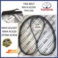 『WM』TOYOTA RAV4 ACA20 ACA21 ESTIMA ACR50 FAN BELT 90916-02596 7PK1590