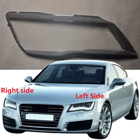 For Audi A7 S7 RS7 2011 2012 2013 2014 Car Headlight Lens Cover Headlamp Glass Transparent Lamp Shel