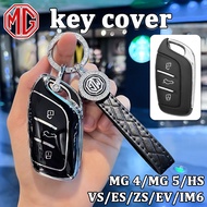 MG remote key cover for MG 4/MG 5/HS/VS/ES/ZS/EV/IM6 car key case HS key cover MG 4 key case keychai