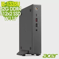 Acer 宏碁 Revo Box RB610 商用迷你電腦 (i5-1335U/32G/512G SSD+512G SSD/W11P)