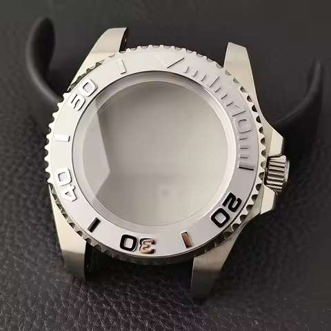 Watch Part For Man 43mm Watch Case Fits NH35 NH36 Movement Watch Accessories NH35 Case Sapphire Glas