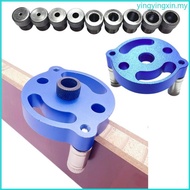 YIN Multipurpose  Drill Locator Set 9 Guide Bushings 2Mm-10Mm Aluminum Alloy