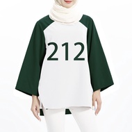 【 Multiple options 】 2026 Spring and Autumn Fashion Versatile Muslim Long Sleeve Squid Game Role Pla