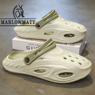 Marlowmatt รองเท้าแตะผู้ชาย EVA วัสดุ Big Toe รองเท้า CROC กันลื่นกันน้ําระงับกลิ่นกาย Rainy Season 