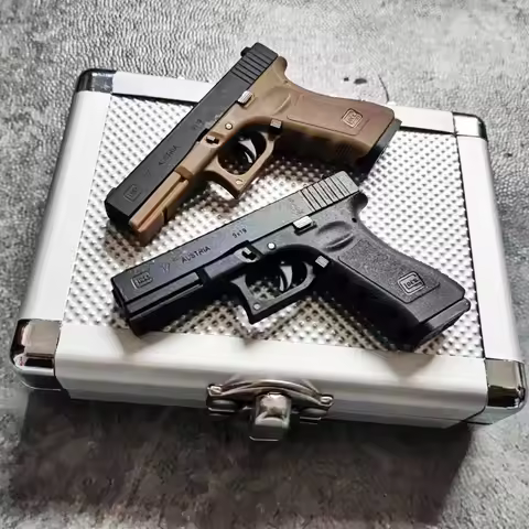Alloy Pistol Model Keychain, Detachable Fake Gun Collection Pendants, Mini Solid Handle, Colt 1911, 