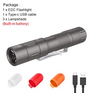 Asafee AK-S21 Tact ical EDC LED Flashlight Super Bright Mini Portable Safety Light Keychain Light 5-