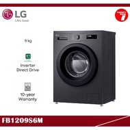 [ Delivered by Seller ] LG 9kg Front Load Washing Machine / Washer with 6 motion Inverter Direct Dri