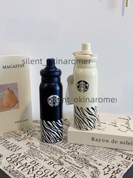Starbucks 星巴克彩蝶飛舞直身杯保溫杯雙飲杯隨行杯不鏽鋼水杯情侶杯