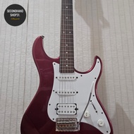 Gitar Listrik Gitar Elektrik merk Yamaha Pacifica 112J warna merah + amplifier merk Vox VX I Legacy second bekas (kondisi seperti baru, jarang pakai)