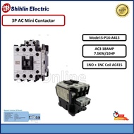 Shihlin Magnetic Contactor  16A 7.5KW/10HP ~ 1NO+1NC ~ AC240/AC110/AC415/AC24
