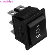 6 Pin 3 Position Boat On-Off-On Momentary Rocker Switch DPDT 16A 250V AC