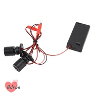 BDRBA Jewelry Display Spotlight, 1-to-2 1W LED Spot Light, Energy Efficient 3V Aluminum Alloy 46cm /