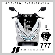 Windshield sticker - pcx 150 visor with the latest cool motif 777 - 784