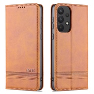Thinmon for Samsung A53 5G/A73 5G/A33 5G/A23 5G/A13 4G/A13 5G Magnetic Flip Luxury Leather Case for