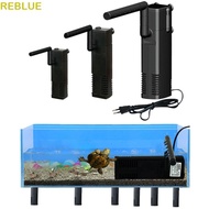REBLUE Fish Tank Filter Cycle Submersible Pump with Replace Sponge Mini Oxygen Internal Pump