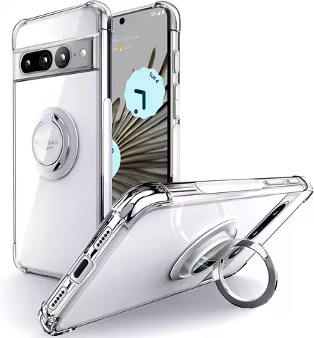 Case for Pixel 10 10A 9A 9 8 7A 7 Ring Holder Shockproof Soft TPU Case For Google Pixel7 Pro 6 6A 6P