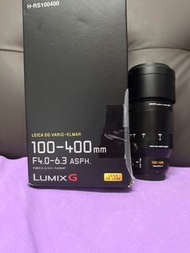 完美無瑕 全套有盒 香港行貨 Panasonic 100-400 100-400mm ASPH Olympus M43 Mount