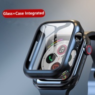 Case+Glass for Apple Watch 6 SE 5 44mm 40mm IWatch 42mm 38mm 3D 9H Screen Protector+bumper Cover Apple Watch 4 3 2 1 Series