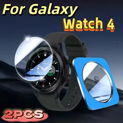 Tempered Glass Screen Protector 2Pcs For Galaxy Watch4 40 44mm Classic 42mm 46mm Ultra Clear HD Scra