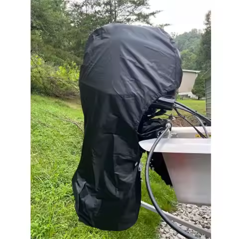 Motor Engine Boat Cover Anti Half Outboard UV Oxford Waterproof Protector Dustproof Air Antigores Ya